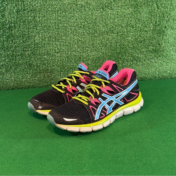 Asics Shoes - ASICS GEL-Blur33 Black Pink Blue Volt T2H8N Womens Size 9